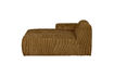 Miniatura Chaise longue izquierda tejido de pana amarillo miel MOJO 6