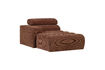 Miniature Chaise longue modulable accoudoir gauche velours côtelé terra NOVI 5