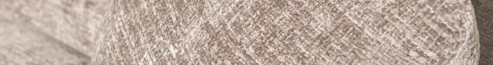 Material Details Chaise longue sofa left chenille natural CLOUD