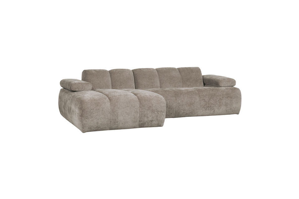 With its stylish vertical stitching, the Mojo adds a playful and unique twist to any interior