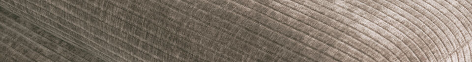 Material Details Chaise Longue Sofa Left Rib Fabric Dark Sand MOJO