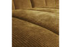 Miniature Chaise longue sofa left rib fabric honey yellow Mojo 8