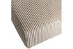 Miniature Chaise longue sofa left rib fabric Travertin BEAN 7