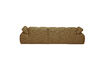 Miniature Chaise longue sofa right bouclé yellow/brown melange Mojo 5