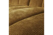 Miniature Chaise longue sofa right rib fabric honey yellow Mojo 6