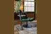 Miniature Chaise lounge Bar en velours vert 2