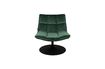 Miniature Chaise lounge Bar en velours vert 10