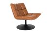 Miniature Chaise lounge Bar vintage marron 13