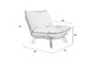 Miniature Chaise lounge Lazy Sack grise claire 7