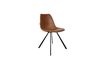 Miniature Chaise marron Franky 10