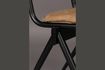Miniature Chaise New Willow Mocha en croûte de cuir 5