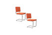 Miniature Chaise orange Ridge Kink Rib 21