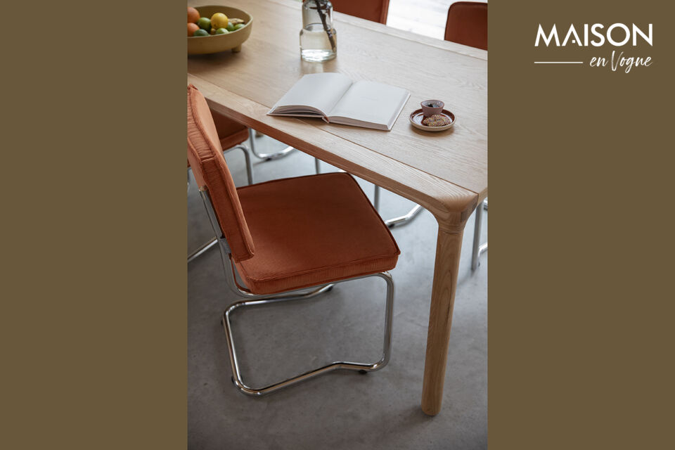 Chaise orange Ridge Kink Rib - 8