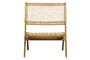 Miniature Chaise pliante en bois beige Lois Détouré