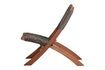 Miniature Chaise pliante en bois marron foncé Lois 7