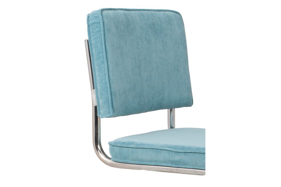 Chaise Ridge Rib Bleue - 5