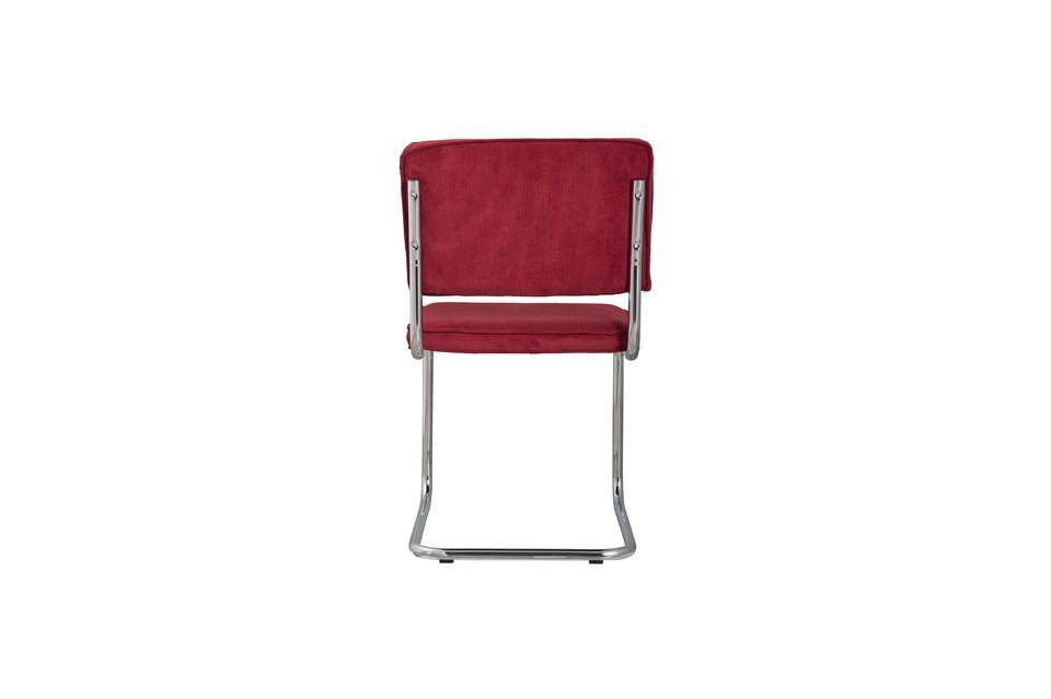 Chaise Ridge Rib Rouge - 6