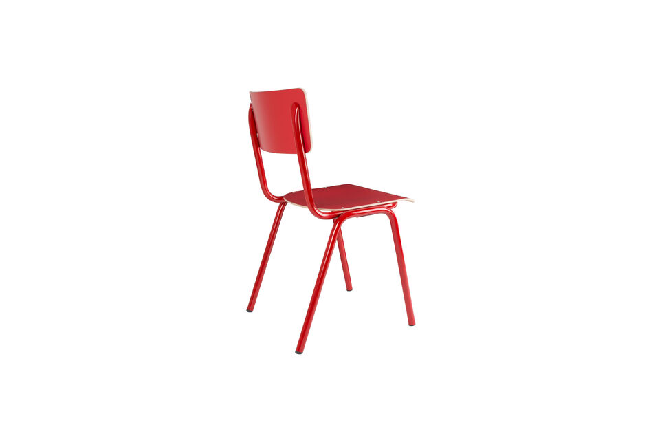 Chaise Skole rouge - 8