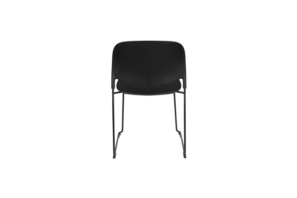 Chaise Stacks noire - 11