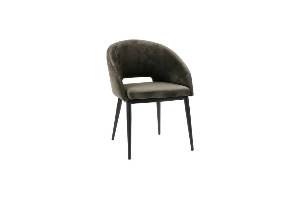 Chaise Syrah Anthracite Pomax