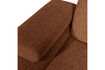 Miniaturansicht Chaiselongue-Element links Bouclé Rostbraun Mojo 8