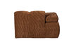 Miniaturansicht Chaiselongue-Element links Rippstoff rostbraun MOJO 7