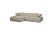 Miniaturansicht Chaiselongue-Sofa links Bouclé Beige Melange Mojo 6
