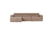 Miniaturansicht Chaiselongue-Sofa links Bouclé Taupe NOVI 4