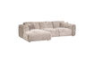 Miniaturansicht Chaiselongue-Sofa links Chenille Natur CLOUD 3