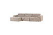 Miniaturansicht Chaiselongue-Sofa links natur meliert NOVI 1