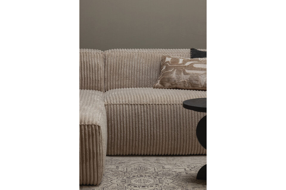 Cooles Chaiselongue-Sofa Gefüttert mit einem groben