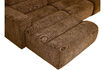 Miniaturansicht Chaiselongue-Sofa Links Stoff Caramel Melange NOVI 6
