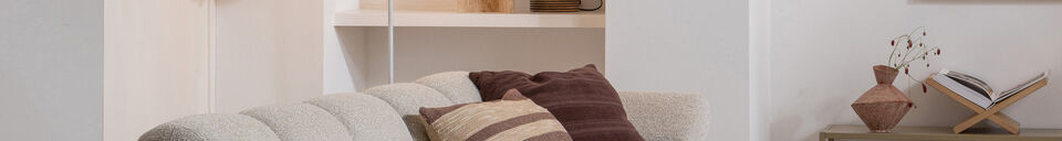 Materialbeschreibung Chaiselongue-Sofa rechts Bouclé Beige Melange Mojo
