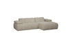 Miniaturansicht Chaiselongue-Sofa rechts Bouclé Beige Melange Mojo 8
