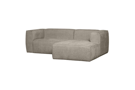 Schauen Sie die Produktbeschreibung an chaiselongue-Sofa rechts Melange-Gewebe Travertin Bean Chaiselongue-Sofa rechts Melange-Gewebe Travertin Bean