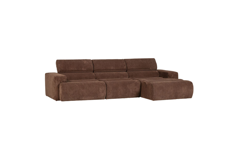 Stilvolle Chaiselongue-Couch Kippbare Nackenstutze Einzigartiges und kreatives Design H 73 cm x B