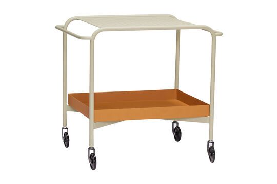 Chariot en métal blanc Push