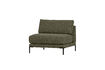 Miniature Chauffeuse 100x100 cm Tissu Vert Chaud COUPLE 1