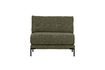 Miniature Chauffeuse 100x100 cm Tissu Vert Chaud COUPLE 2