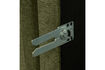 Miniature Chauffeuse 100x100 cm Tissu Vert Chaud COUPLE 5