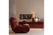 Miniatuur Chenille Fauteuil Aubergine Observe 2
