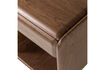 Miniature Chest of drawers/nightstand 1 drawer wood veneer brown Elura 9