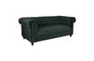Miniature Chester Dark green velvet sofa 16