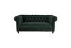 Miniature Chester Dark green velvet sofa 15