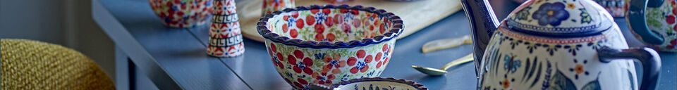 Materiali prima di tutto Ciotola D26,5 cm in gres multicolore Florist