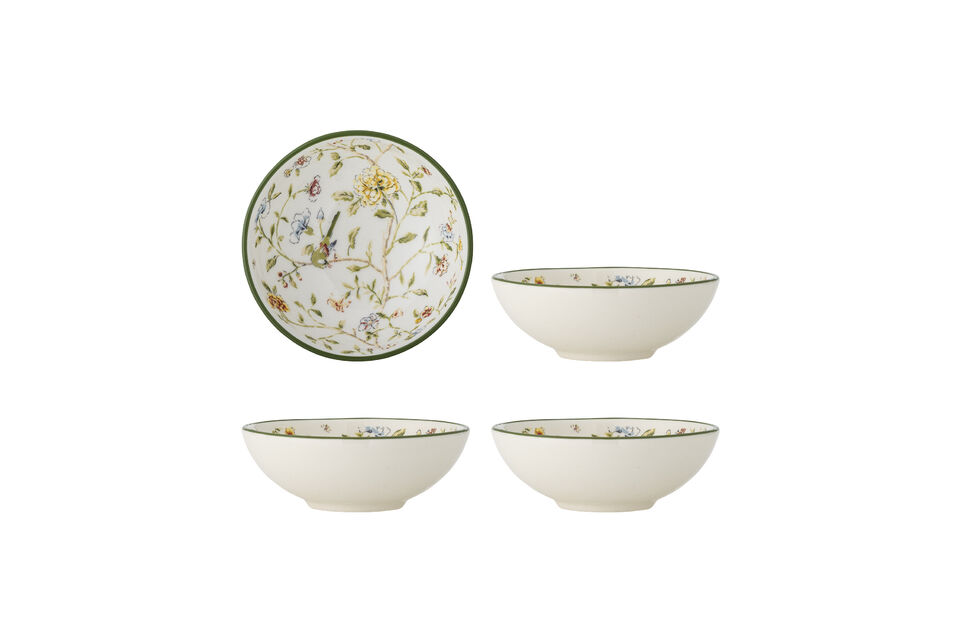 Ciotola set di 4 gres multicolore Bloomie Marche