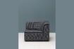 Miniature Clide grey fabric corner unit 3