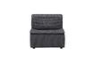 Miniature Clide grey fabric sofa element 7