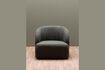 Miniature Clive khaki fabric armchair 2