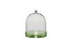 Miniature Cloche en verre vert Flora 1